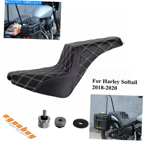 Seats 2 UP LSジェルシートドライバーハーレーソフトアイルストリートボブFXBB FLHCの助手席 2 Up LS Gel Seat Driver Passenger Seat For Harley Softail Street Bob FXBB FLHC