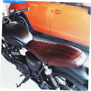 Seats T100�p��Triumph�V�[�g�i���A�����U�[�j�A�c�C�[�g�c�C���AT120�ɂ̓x�[�X�A�_�C�������h�f�U�C�����܂܂�܂� TRIUMPH SEAT(Real Leather) for T100,treet Twin,T120 include Base,Diamond Design�y���s�A���i�z