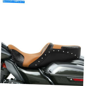 Seats �n�[���[�c�[�����O�g���O���C�h�ɓK�����u���b�N�I�����W�h���C�o�[���C�_�[�̏����09-22 Black Orange Driver Rider Passenger Seat Fit For Harley Touring Tri Glide 09-22