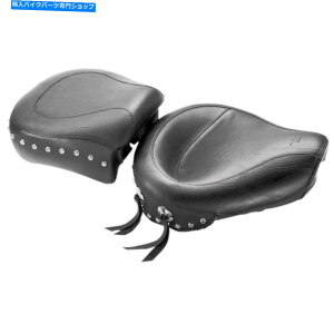 Seats �}�X�^���O���[�^�[�T�C�N�����i���C�h�X�^�b�Y�\���V�[�g-XL '96 -'03 75702 MUSTANG MOTORCYCLE PRODUCTS Wide Studded Solo Seat - XL '96-'03 75702�y���s�A���i�z