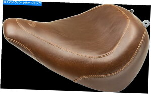 Seats ���X�^���O�g���b�p�[�u���E���I�[�g�o�C�\���V�[�g18-19�n�[���[�\�t�g�G�C���u���C�N�A�E�gFXBR Mustang Tripper Brown Motorcycle Solo Seat 18-19 Harley Softail Breakout FXBR�y���s�A���i�z