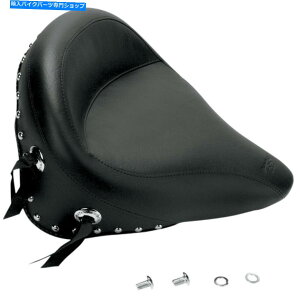 Seats }X^O75094V[gChNX^bh\V[gn[[\tg00-05 FXST 00-07 Mustang 75094 Seat Wide Chrome Studded Solo Seat Harley Softail 00-05 FXST 00-07