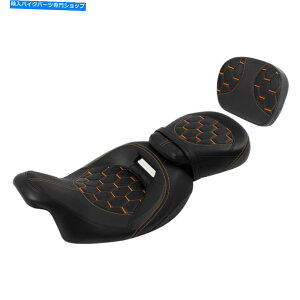 Seats n[[Xg[gGNgOCh2009-2022 18ɓKobNXgtC_[̏18 Rider Passenger Seat W/Backrest Fit For Harley Street Electra Glide 2009-2022 18