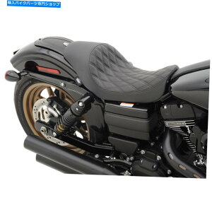 Seats hbOXyVY_ChXeb`3/4\V[g2006-17n[[_CiFXD FXDWG FLD Drag Specialties Diamond Stitch 3/4 Solo Seat 2006-17 Harley Dyna FXD FXDWG FLD
