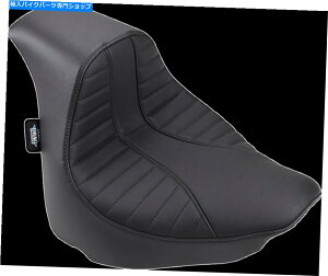 Seats DSubNrj[XR[sIXeb`EZn[[t@bg{û߂̃}Eg\V[g18-21 DS Black Vinyl Scorpion Stitch EZ Mount Solo Seat for Harley Fat Bob 18-21