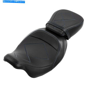 Seats n[[[hXg[gOCh[hLOɓKhCo[C_[Ə Driver Rider & Passenger Seat Fit For Harley Road Street Glide Road King 09-22