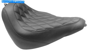 Seats �n�[���[�\�t�g�A�C���X����2018-2021 83047�̃}�X�^���O�\���V�[�g�_�C�������h�X�e�b�` Mustang Solo Seat Diamond Stitch For Harley Softail Slim 2018-2021 83047�y���s�A���i�z
