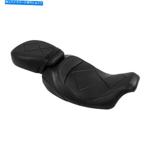 Seats PUU[hCo[ƃn[[c[O[hOChɓKqV[g2018 PU Leather Driver & Passenger Seat Fit For Harley Touring Road Glide 09-22 2018