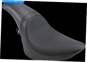 Seats DSubNU[rj[n[[we[W\tgAC86-99̊炩ȃvf^[V[g DS Black Leather Vinyl Smooth Predator Seat for Harley Heritage Softail 86-99