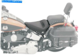 Seats R`XJ[gU݂rj[\V[g}X^O76174 00-17n[[\tgAC Concho Skirt Studded Vinyl Solo Seat Mustang 76174 For 00-17 Harley Softail