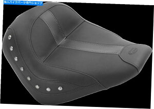 Seats }X^OV[gNX^bhtubNrj[\V[g-75390 Mustang Seats Black Vinyl Solo Seat w/Chrome Studs - 75390