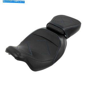 Seats n[[c[O[hOChLO2009-up blackɓK2AbvhCo[̏ 2-up Driver Passenger Seat Fit For Harley Touring Road Glide King 2009-up Black