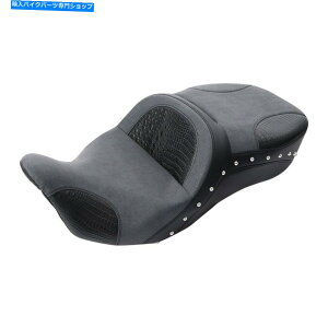 Seats n[[c[O[hLOOCh2009-2022ɓK2̃hCo[̏ Two Up Driver Passenger Seat Fit For Harley Touring Road King Glide 2009-2022