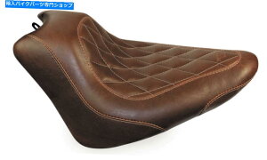 Seats }X^OChgbp[\uE_ChH-D FXSubNC11-13FLSX12-14 Mustang Wide Tripper Solo Brown Diamond H-D FXS Blackline 11-13 & FLS Slim 12-14