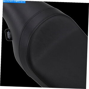 Seats DSubNU[rj[n[[GNgOCh2008-2016̊炩ȃvf^[V[g DS Black Leather Vinyl Smooth Predator Seat for Harley Electra Glide 2008-2016