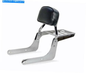 Seats ホンダシャドウvt 750 s用の荷物ラック付きバックレストスパーン下部クロムメッキ Backrest Spaan Lower Chrome-Plated With Luggage Rack for Honda Shadow VT 750 S