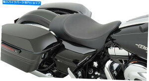 Seats [vt@CU[fBO[`X[Yȃ\V[g97-2007n[[c[OhbT[ Low Profile Leather Reduce Reach Smooth Solo Seat 97-2007 Harley Touring Dresser