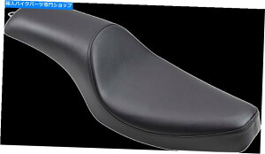 Seats DSubNU[rj[n[[X|[cX^[1000 1972-1978̊炩ȃvf^[V[g DS Black Leather Vinyl Smooth Predator Seat for Harley Sportster 1000 1972-1978