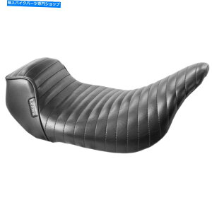 Seats 2008�N����2018�N�̃n�[���[�c�[�����O�̂��߂�Lepera Black PleatedSprocket Solo Sol LePera Black Pleated Sprocket Solo Seat for 2008-2018 Harley Touring�y���s�A���i�z