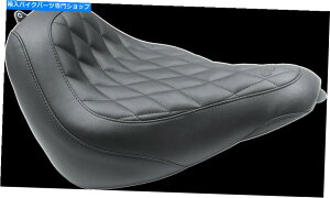 Seats �}�X�^���O���C�h�g���b�p�[�\���V�[�g�u���b�N�_�C�������h�t�����g - �o�b�N���X�g�Ȃ���83047 Mustang Wide Tripper Solo Seat Black Diamond Front - without Backrest #83047�y���s�A���i�z