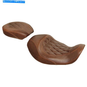 Seats �}�X�^���O���C�h�g���b�p�[�t�H���[�h�\���V�[�g - �_�C�������h�i���F�j76711 Mustang Wide Tripper Forward Solo Seat - Diamond (Brown) 76711�y���s�A���i�z