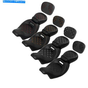 Seats n[[c[OfɓK2̃hCo[̏ȁVV[o[pbh09-22 Two-up Driver Passenger Seat & Sissy Bar Pad Fit For Harley Touring Models 09-22