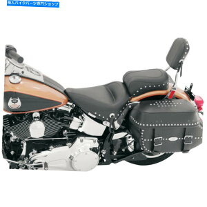 Seats Mustang 76174 Chrome Studded Solo Seat Only Harley 08-17 FLSTC/FLSTN 00-07 FLSTS Mustang 76174 Chrome Studded Solo Seat Only Harley 08-17 FLSTC/FLSTN 00-07 FLSTS