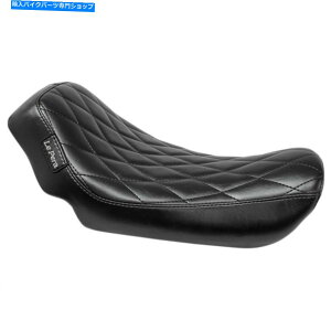 Seats yubN_ChXg[J[\V[g2006-17n[[_CiFXD FXDWGf Le Pera Black Diamond Streaker Solo Seat 2006-17 Harley Dyna FXD FXDWG Models
