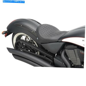 Seats �h���b�O�X�y�V�����e�B0810-1601���[�v���t�@�C���\���V�[�g - �_�C�������h�X�e�b�` Drag Specialties 0810-1601 Low Profile Solo Seat - Diamond Stitch�y���s�A���i�z