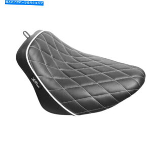 Seats Le Pera Bare BonesV[g - _Ch - zCgpCsO-Softail '18+ lyr -007dmwtp LE PERA BARE BONES SEAT - DIAMOND - WHITE PIPING - SOFTAIL '18+ LYR-007DMWTP
