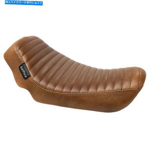 Seats Le Pera Brown PleatedXg[J[\V[g2006-2017n[[_CiFXD Le Pera Brown Pleated Streaker Solo Seat for 2006-2017 Harley Dyna FXD