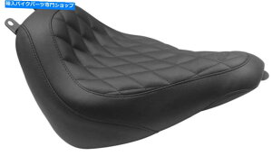Seats }X^OChgbp[\V[g_ChXeb`ubNfor HDfbNX107 2018-2021 Mustang Wide Tripper Solo Seat Diamond Stitch Black For HD Deluxe 107 2018-2021