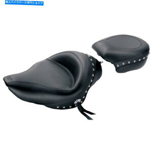 Seats �}�X�^���O���[�^�[�T�C�N�����i���C�h�X�^�b�Y�\���V�[�g-XL '04+ 76151 MUSTANG MOTORCYCLE PRODUCTS Wide Studded Solo Seat - XL '04+ 76151�y���s�A���i�z