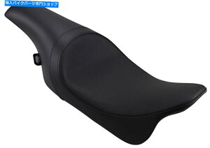 Seats Predator Smooth Vinyl 2-Up Seat Black Low 1 "0801-1060 Predator Smooth Vinyl 2-Up Seat Black Low 1" 0801-1060 For 08-20 Harley FLH FLT