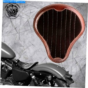 Seats t[X|[cX^[04-20 "OXƃxxbg"uEƃ_[NEV2̃\V[gV[g Solo Seat seat on frame Sportster 04-20 "Gloss and Velvet" Brown and Darkrown V2