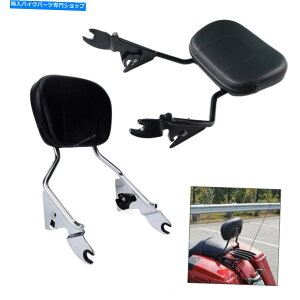 Seats ハーレーエレクトラストリートロードグライドのためのパッド付きデタッチ可能なバックレストシシーバー09-20 Detachable Backrest Sissy Bar w/ Pad For Harley Electra Street Road Glide 09-20