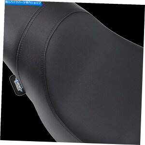 Seats DSubNU[rj[n[[\tgAC̊炩ȃvf^[V[g2006-2010 DS Black Leather Vinyl Smooth Predator Seat for Harley Softail 2006-2010