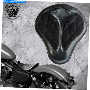 Seats t[HDX|[cX^[04-20V[gxxbgv3̃{bo[`bp[Th\V[g Bobber Chopper Saddle solo seat on frame HD Sportster 04-20 Short Velvet V3