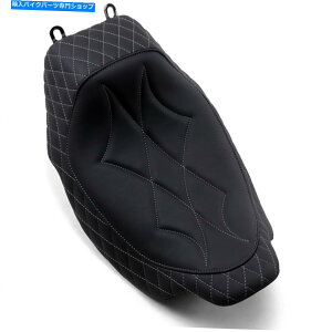 Seats �}�X�^���O���[�^�[�T�C�N�����i�̓\���V�[�g���Ăт܂� - �_�C�������h - �D�F�̃X�e�b�`75130GM MUSTANG MOTORCYCLE PRODUCTS REVERE SOLO SEAT - DIAMOND - GRAY STITCHED 75130GM�y���s�A���i�z