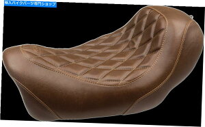 Seats �}�X�^���O���C�h�g���b�p�[�\���V�[�g�u���E���_�C�������h�t�����g - �o�b�N���X�g�Ȃ���75043 Mustang Wide Tripper Solo Seat Brown Diamond Front - without Backrest #75043�y���s�A���i�z