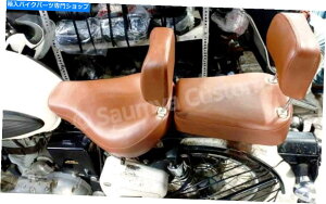 Seats CGtB[h́AO\ȃobNXgKȃ_uobNXgV[g Royal Enfield Comfortable Double Backrest Seat with Detachable Backrest
