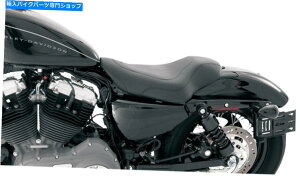 Seats gbp[Xeb`ṽ\V[g - 04-20n[[XL XR̃ubN Tripper Stitched Synthetic Leather Solo Seat - Black For 04-20 Harley XL XR
