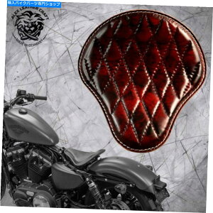 Seats \V[g+^[WLbgX|[cX^[04-20ԂƍV3TCYs Solo Seat+Montage Kit Sportster 04-20 Red and Black V3 size S