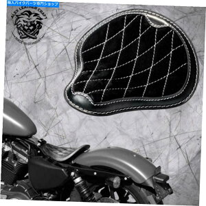Seats t[X|[cX^[04-20 "OXƃxxbg"Ɣ̃\V[gV[g Solo Seat seat on frame Sportster 04-20 "Gloss and Velvet" Black and White V3