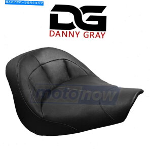 Seats 2010�N����2016�N�̃_�j�[�O���C�r�K�X�g�\���G�A-1�r�j�[���V�[�g�n�[���[�f�r�b�h�\��YV Danny Gray BigIST Solo Air-1 Vinyl Seats for 2010-2016 Harley Davidson yv�y���s�A���i�z