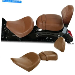 Seats hCo[ȍ̃^obNXgCfBAXJEg2015-2023ɓKĂ܂ Driver Passenger Seat Desert Tan Backrest Fit For Indian Scout 2015-2023
