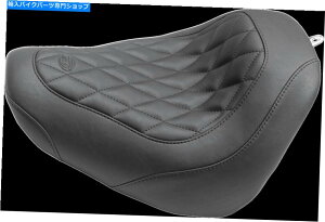 Seats �}�X�^���O���C�h�g���b�p�[�\���V�[�g�u���b�N�_�C�������h�t�����g - �o�b�N���X�g�Ȃ���83017 Mustang Wide Tripper Solo Seat Black Diamond Front - without Backrest #83017�y���s�A���i�z