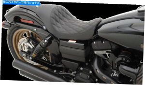 Seats hbOXyVeB3/4\V[g2006-2017n[[_Ci[vt@C_ChXeb` Drag Specialties 3/4 Solo Seat 2006-2017 Harley Dyna Low Profile Diamond Stitch
