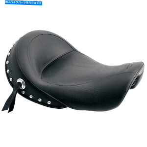 Seats }X^O76106NX^bYhCo[\V[gn[[_Cif06-17 Mustang 76106 Chrome Studded Driver Solo Seat for Harley Dyna Models 06-17