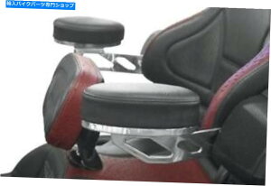 Seats RIVCO\ȏqA[Xg̓z_GL1800S[hEBO2001-2014ɓK܂ Rivco Adjustable Passenger Armrest fits Honda GL1800 Gold Wing 2001-2014